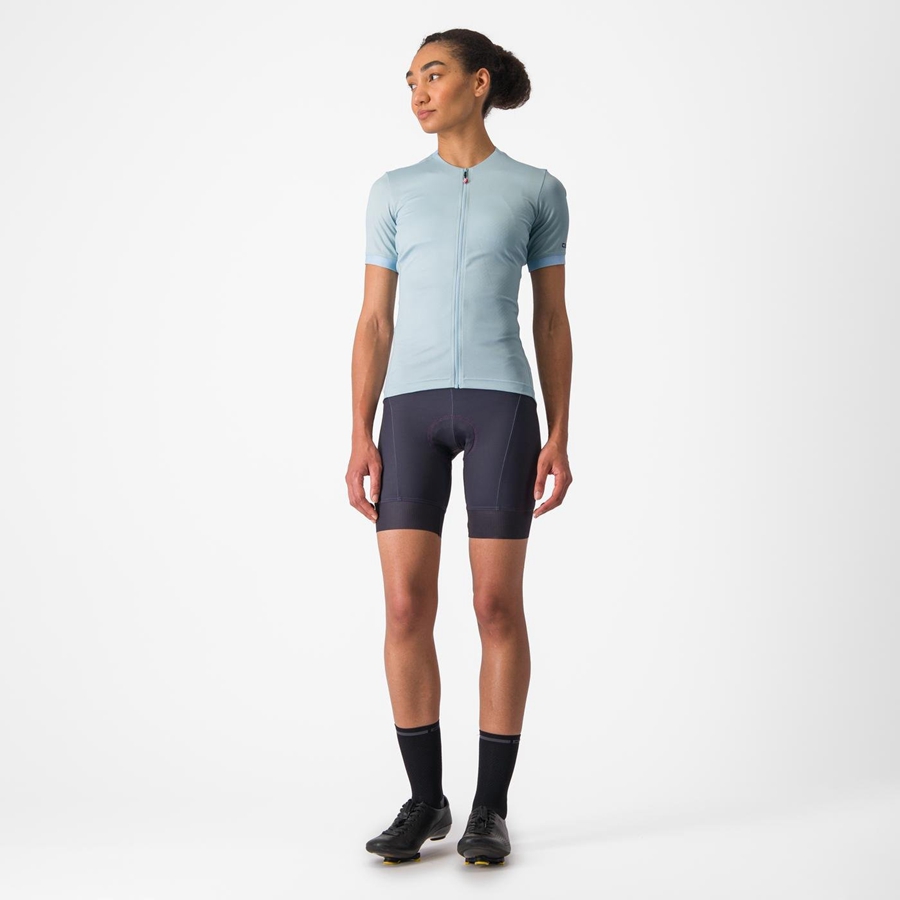 Castelli LIBERA Women Jersey Blue | 6024FOQWK