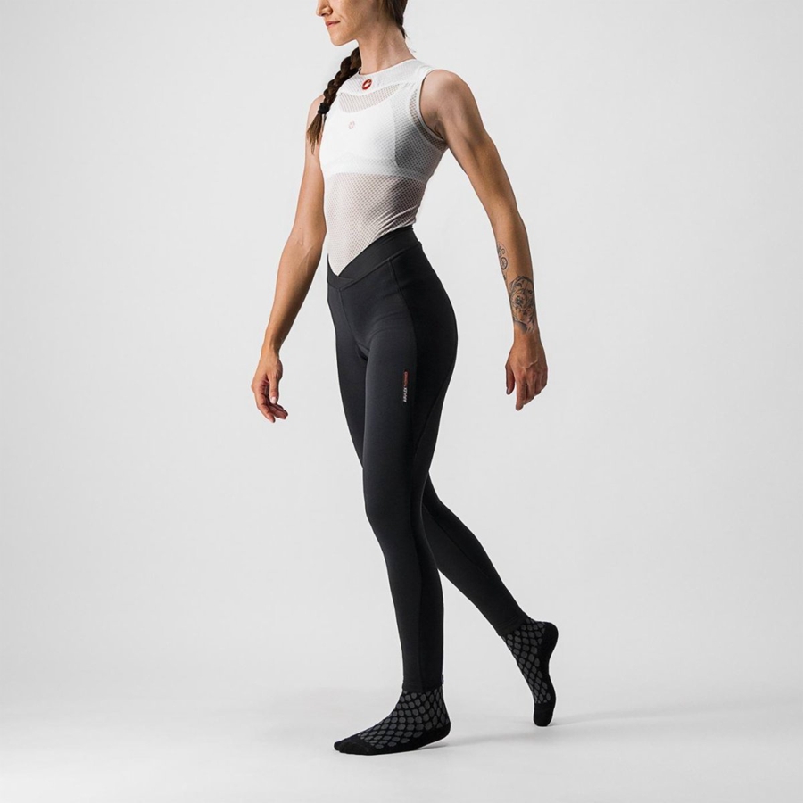 Castelli MENO WIND W Women Leggings Black | 8749BVUAK