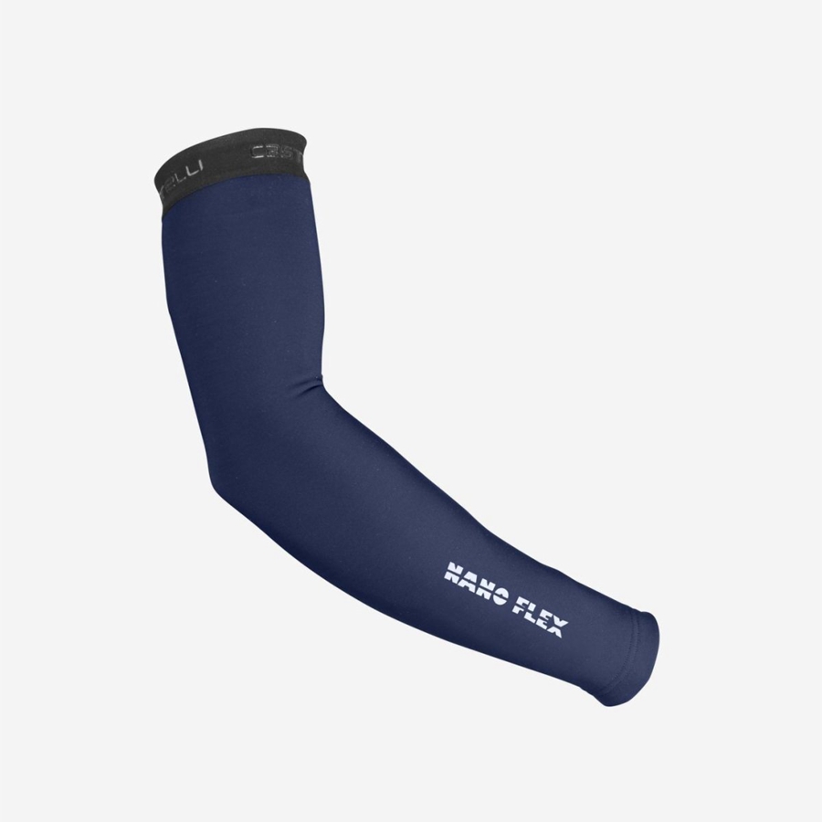 Castelli NANO FLEX 3G Women Arm Warmer Blue | 3120CINFY