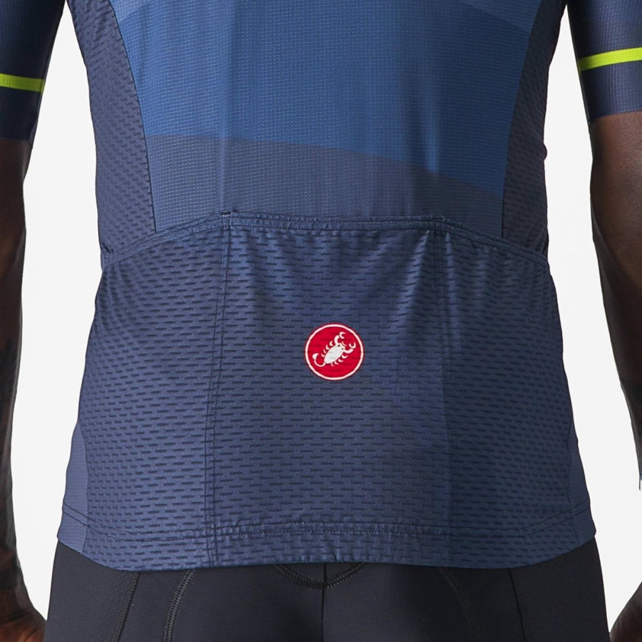 Castelli ORIZZONTE Men Jersey Blue / Light Grey Blue | 8513BYLZG