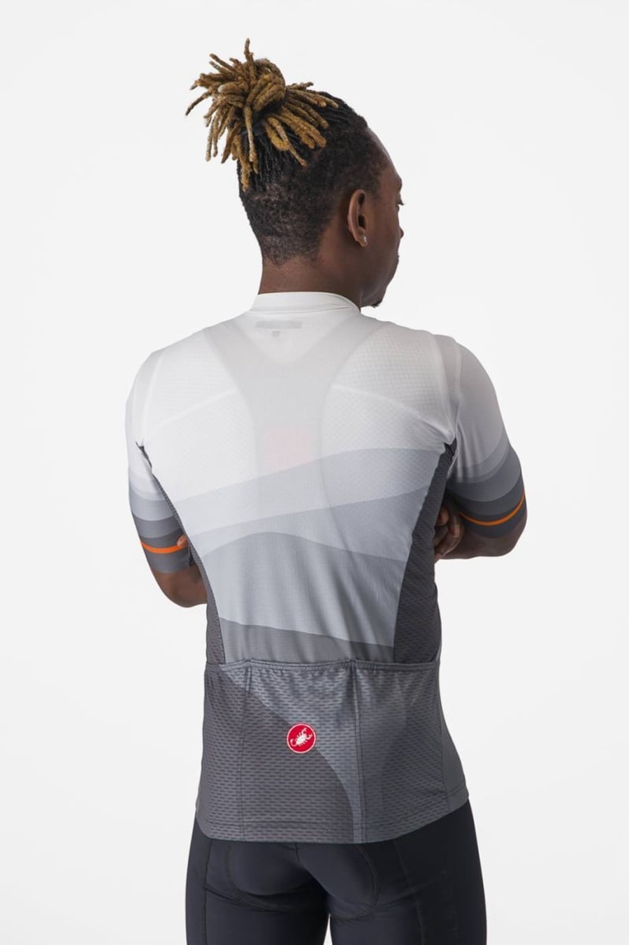 Castelli ORIZZONTE Men Jersey Dark Grey / Silver Grey | 7053WYADE