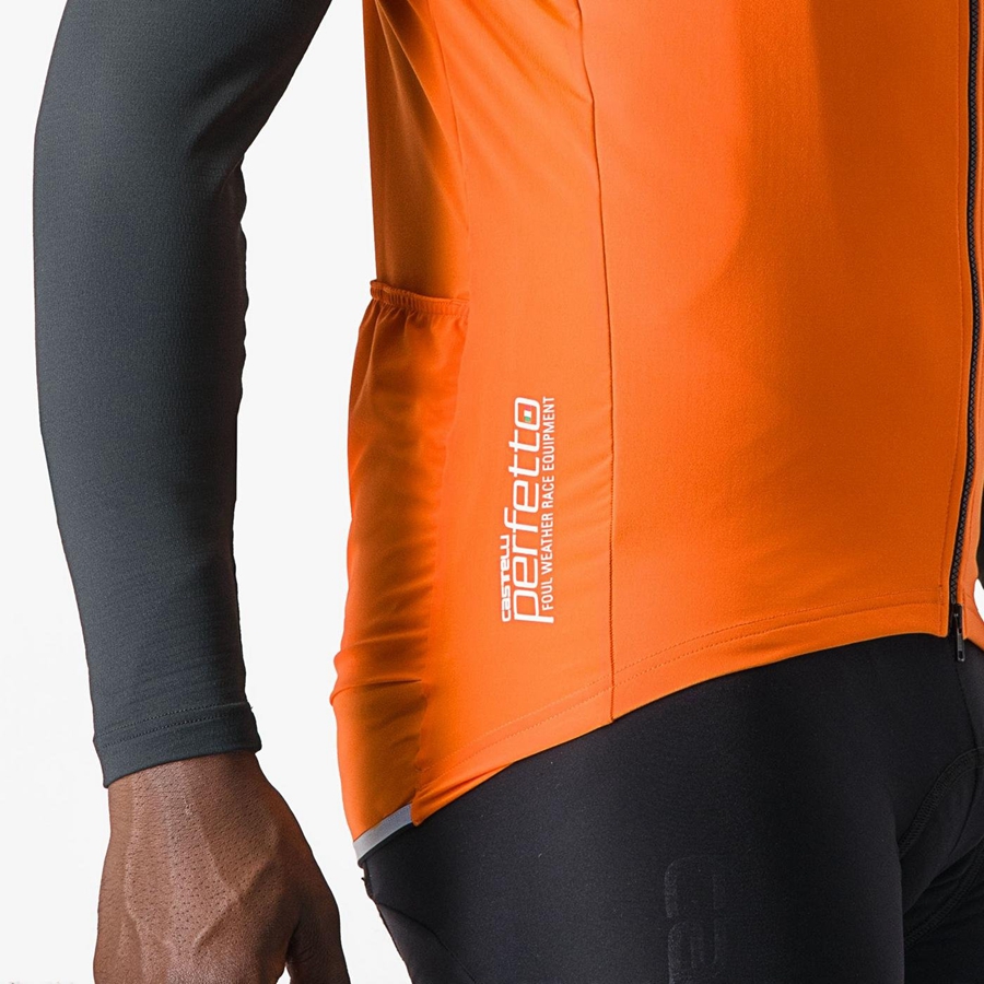 Castelli PERFETTO RoS 2 Men Vest Red Orange | 2908ERBPM