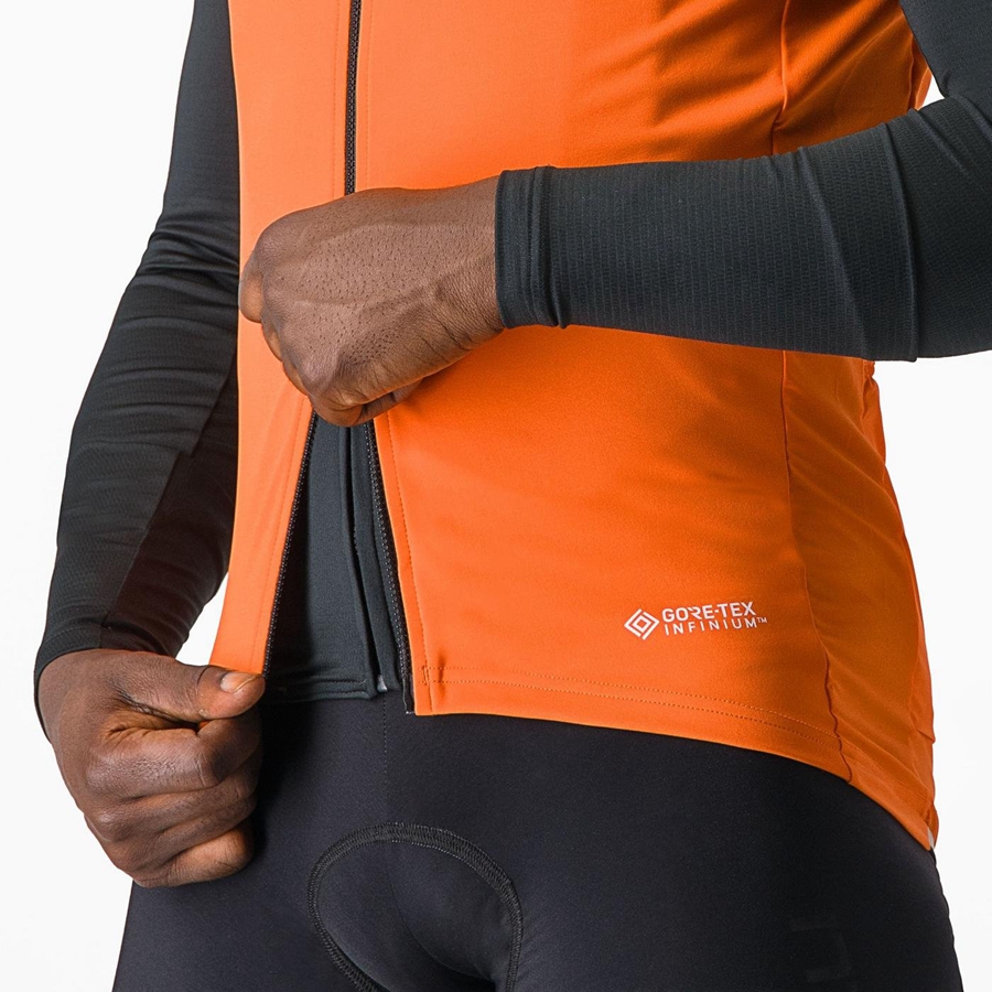 Castelli PERFETTO RoS 2 Men Vest Red Orange | 2908ERBPM