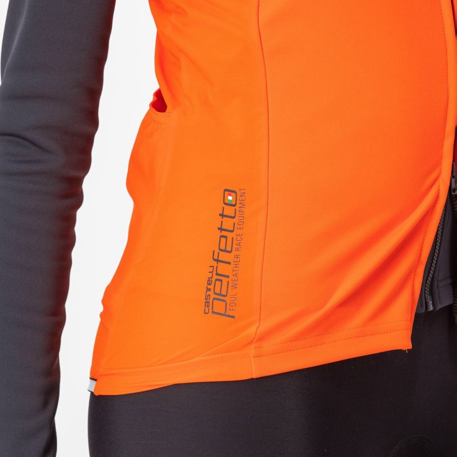 Castelli PERFETTO RoS 2 W Women Vest Red Orange | 8402FXNHE