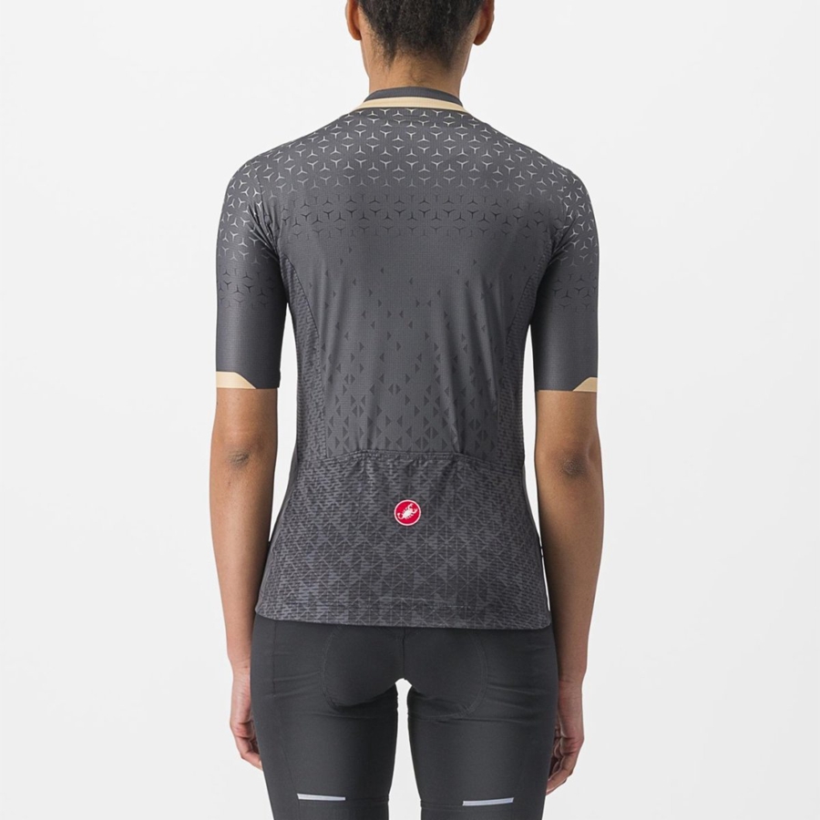 Castelli PEZZI Women Jersey Dark Grey | 0398EYSAF