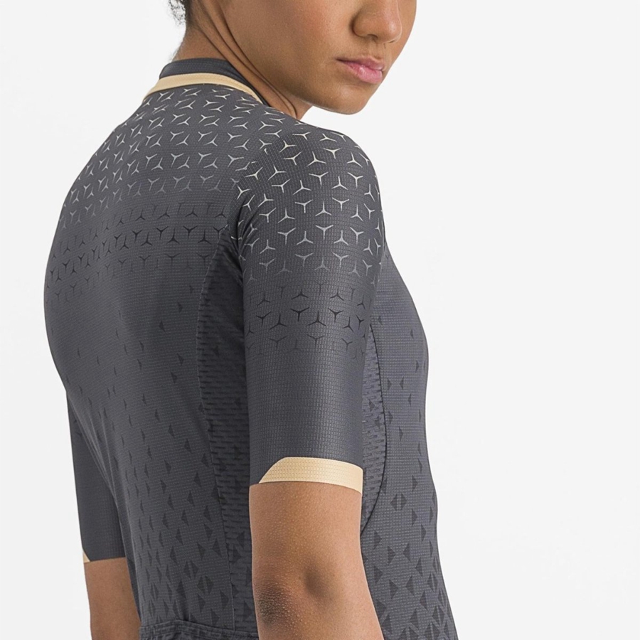 Castelli PEZZI Women Jersey Dark Grey | 0398EYSAF