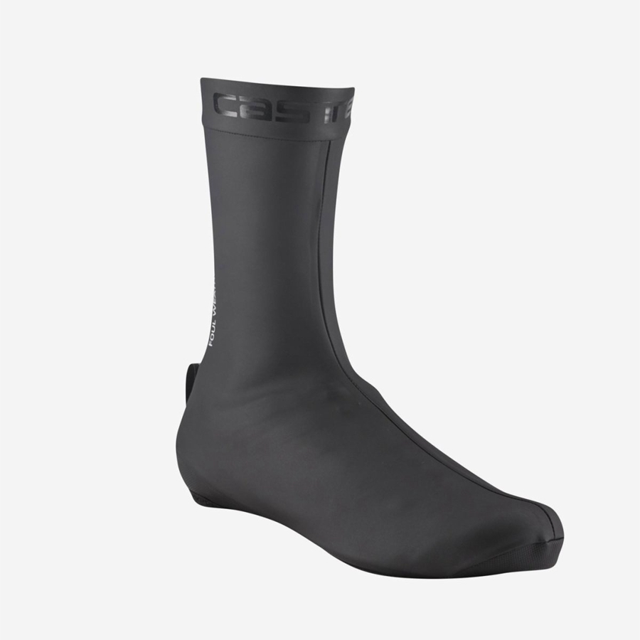 Castelli PIOGGIA 4 Women Shoecovers Black | 8960TXZEV