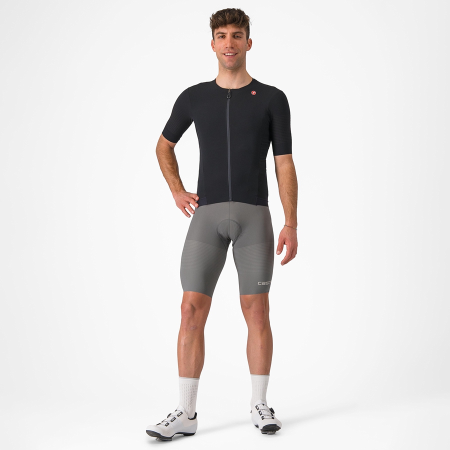 Castelli PREMIO Men Bib Shorts Grey | 7815BAGTK