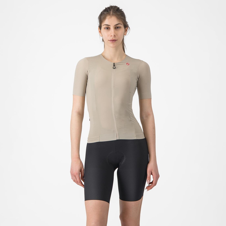 Castelli PREMIO W Women Bib Shorts Black | 1645VIUFH