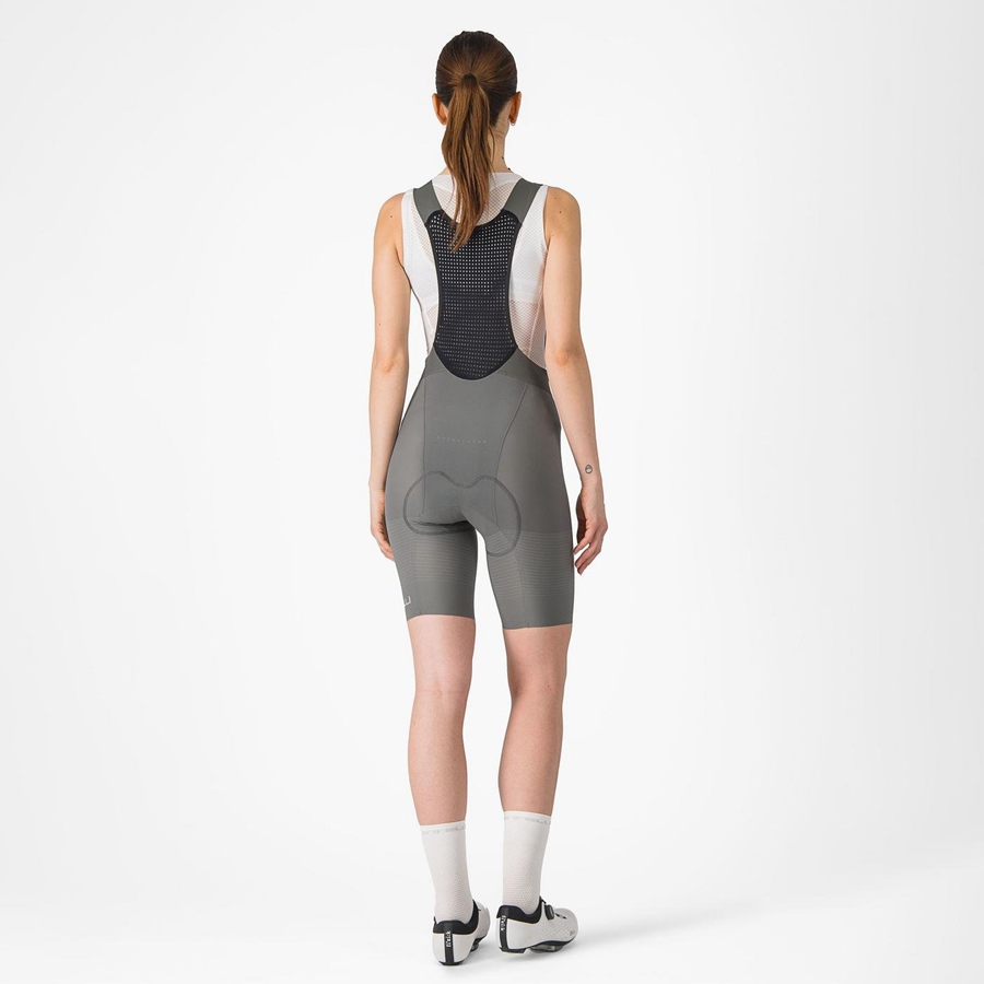 Castelli PREMIO W Women Bib Shorts Grey | 4597ENOKQ