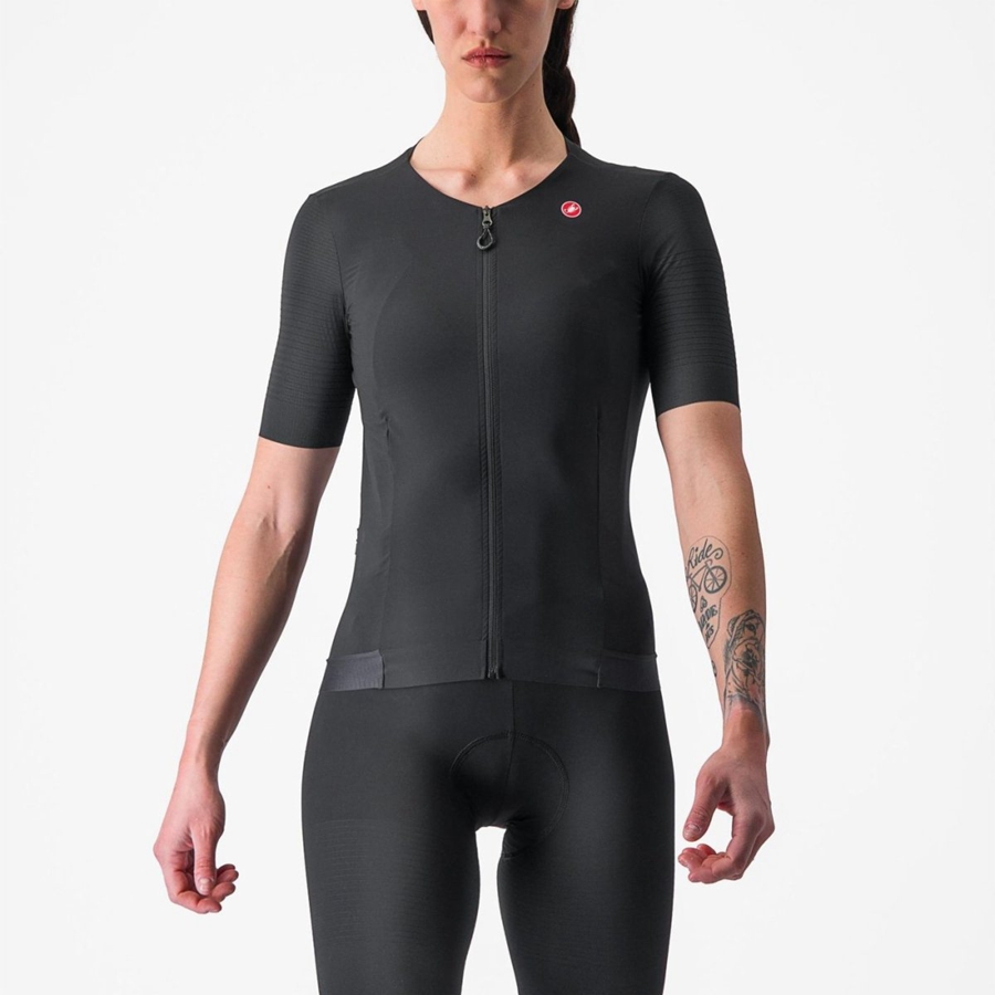 Castelli PREMIO W Women Jersey Black | 2976DZQCX