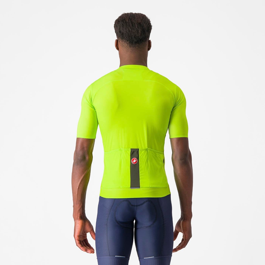 Castelli PROLOGO LITE Men Jersey Light Green / Deep Green | 5420RFLTD