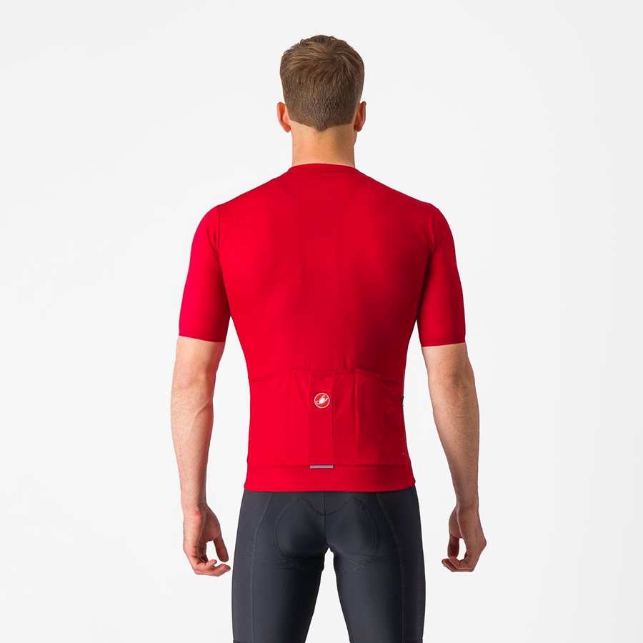 Castelli PROLOGO LITE Men Jersey Red | 2953DXYHC