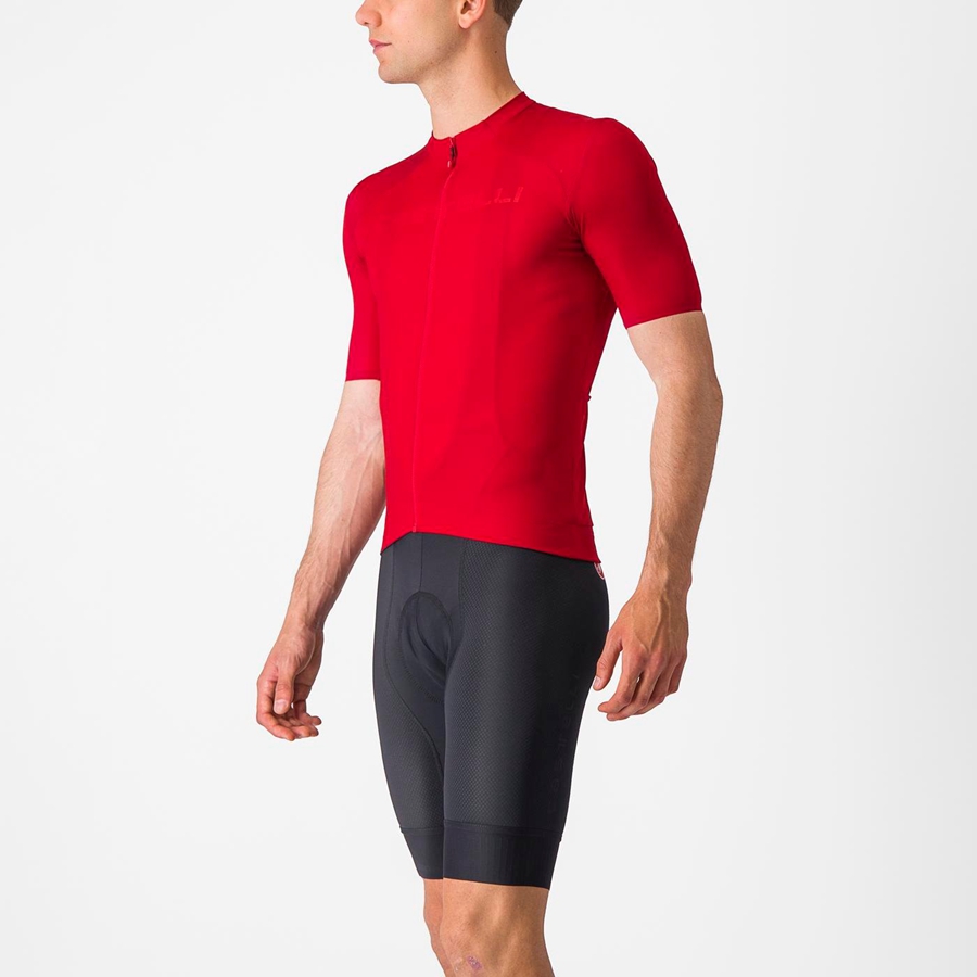 Castelli PROLOGO LITE Men Jersey Red | 2953DXYHC