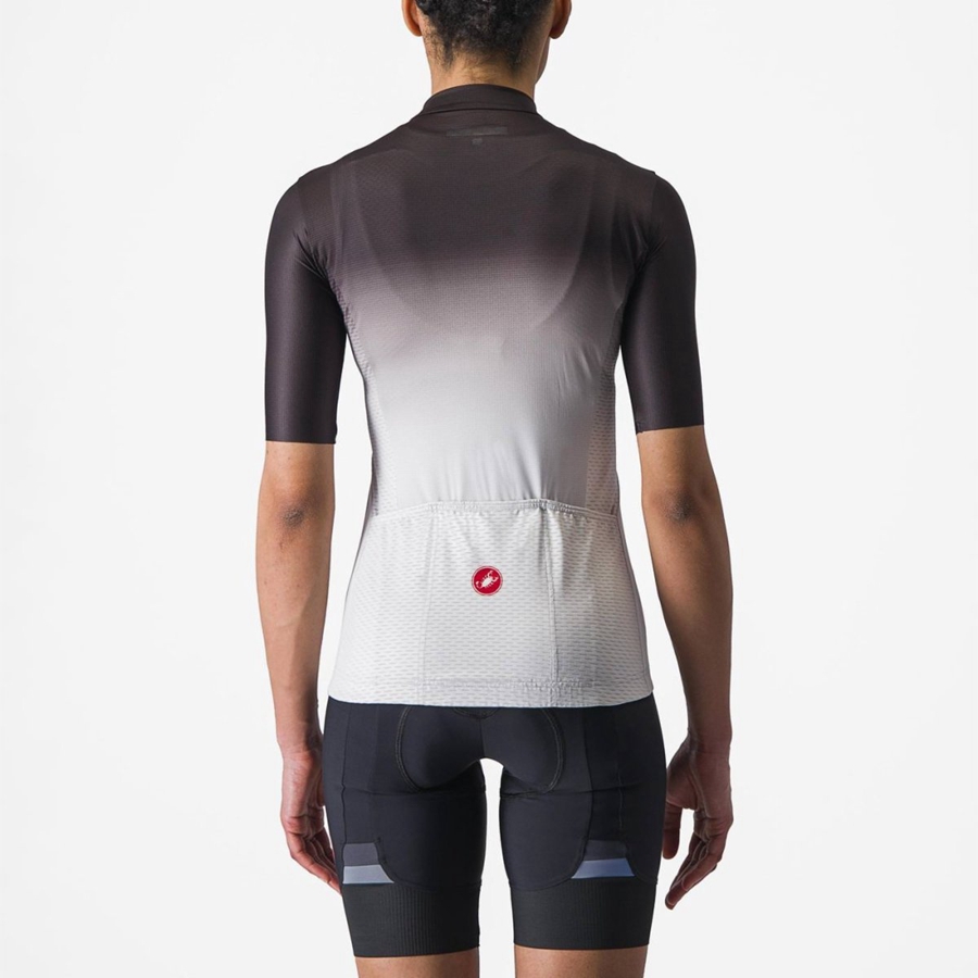 Castelli SALITA Women Jersey Black / Silver Grey / White | 5426LWCGD