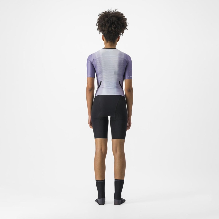 Castelli SANREMO ULTRA W Women Speedsuits Purple White | 2738JRDFA