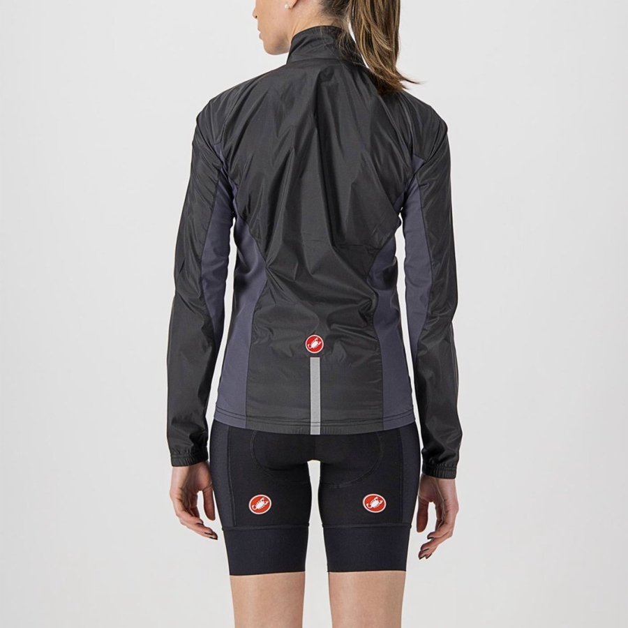 Castelli SQUADRA STRETCH W Women Protection Black / Dark Grey | 0679FAHRX