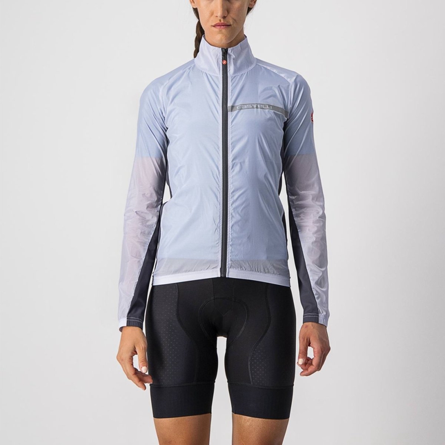 Castelli SQUADRA STRETCH W Women Protection Silver Grey / Dark Grey | 0786BYFPC