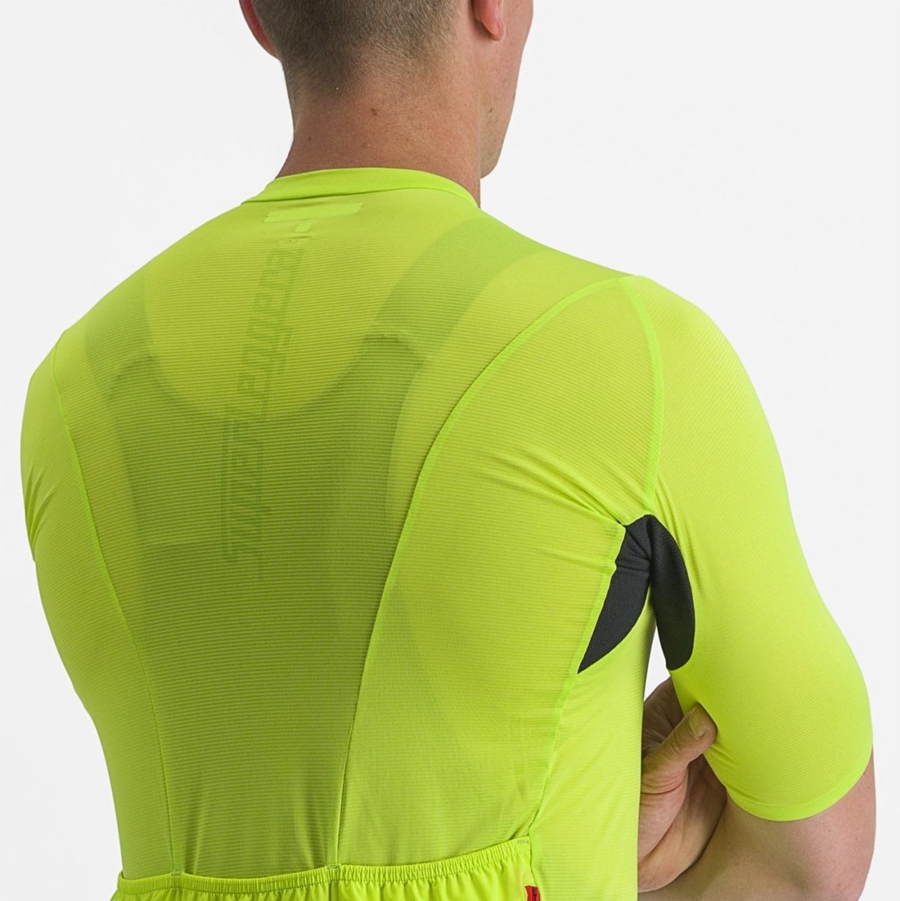 Castelli SUPERLEGGERA 3 Men Jersey Light Green | 2659ESJLV