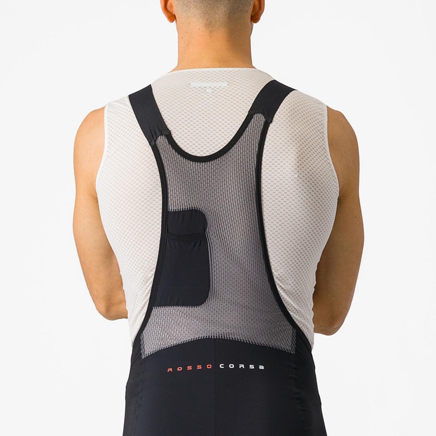 Castelli SUPERLEGGERA Men Bib Shorts Black | 9346WCQTG