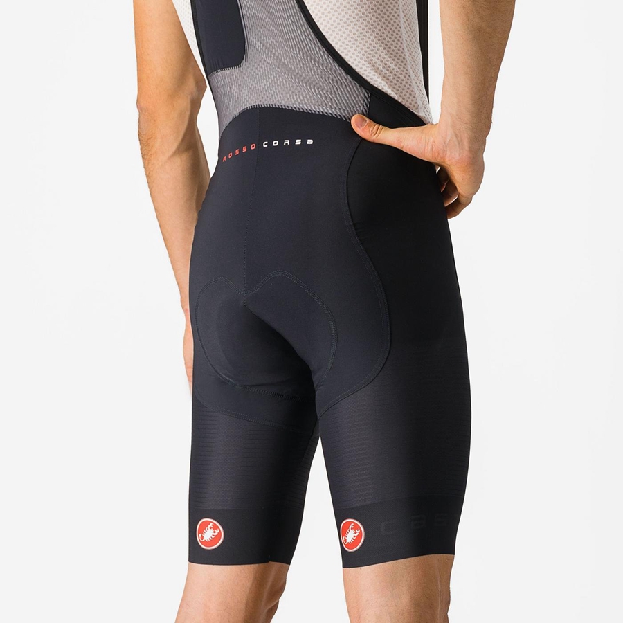 Castelli SUPERLEGGERA Men Bib Shorts Black | 9346WCQTG