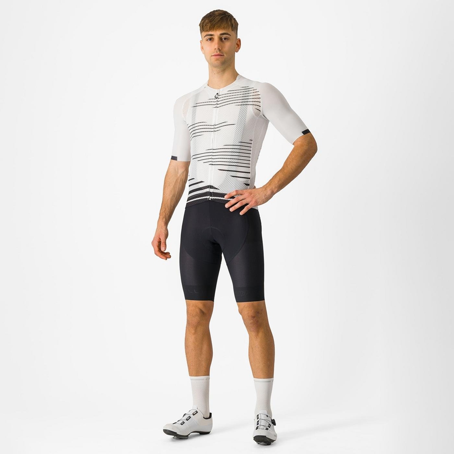 Castelli SUPERLEGGERA Men Bib Shorts Black | 9346WCQTG