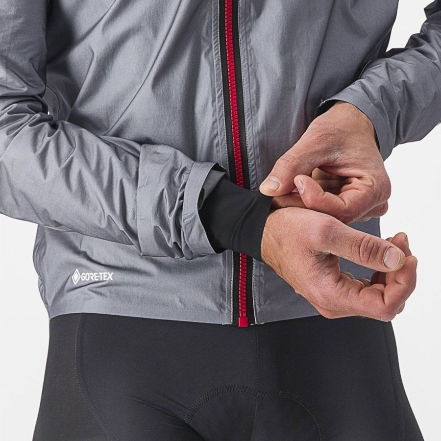 Castelli TEMPESTA LITE Men Protection Grey | 0386ZRUKO