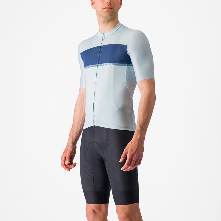 Castelli TRADIZIONE Men Jersey Blue / Blue / Grey | 2518OADMH