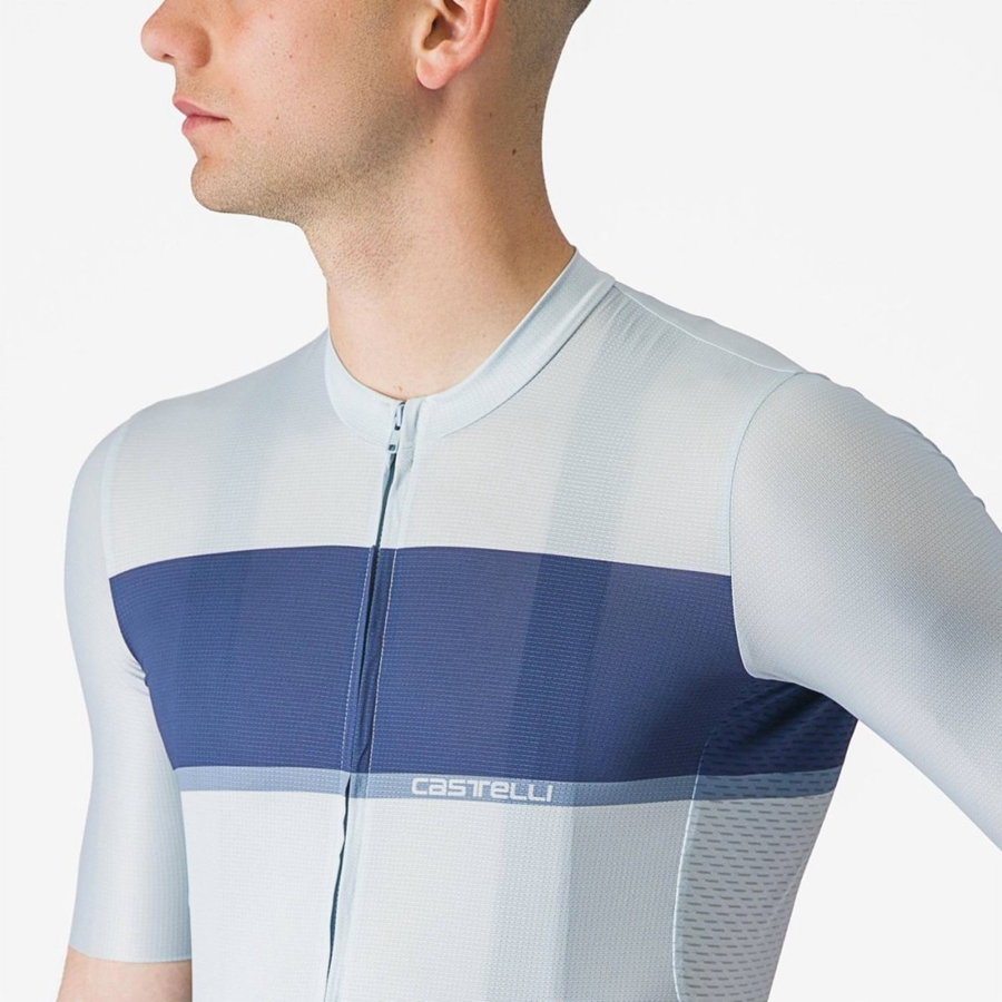 Castelli TRADIZIONE Men Jersey Blue / Blue / Grey | 2518OADMH