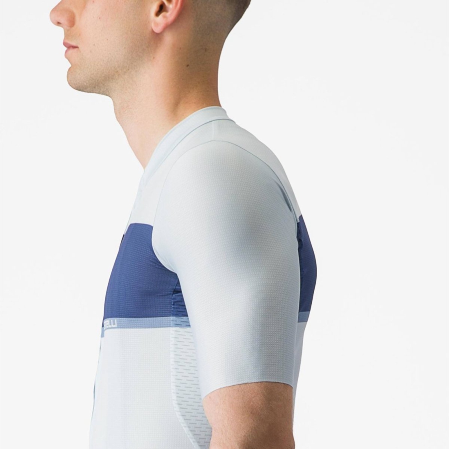 Castelli TRADIZIONE Men Jersey Blue / Blue / Grey | 2518OADMH