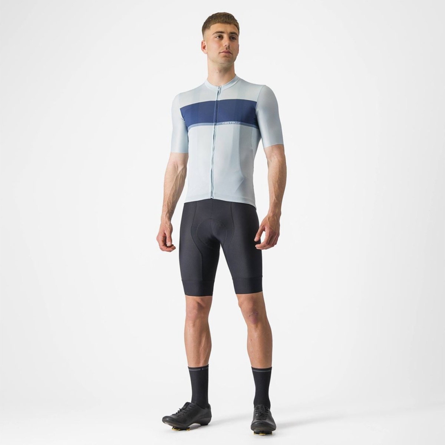 Castelli TRADIZIONE Men Jersey Blue / Blue / Grey | 2518OADMH