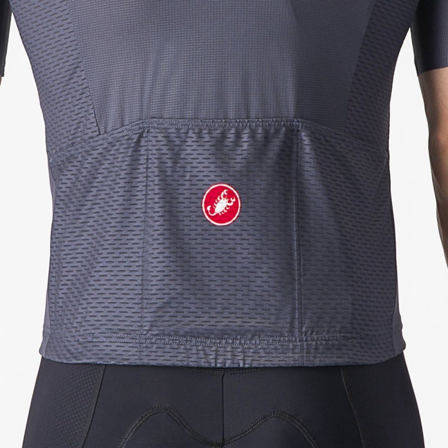 Castelli TRADIZIONE Men Jersey Blue / Light Grey Blue | 0631CTPUK