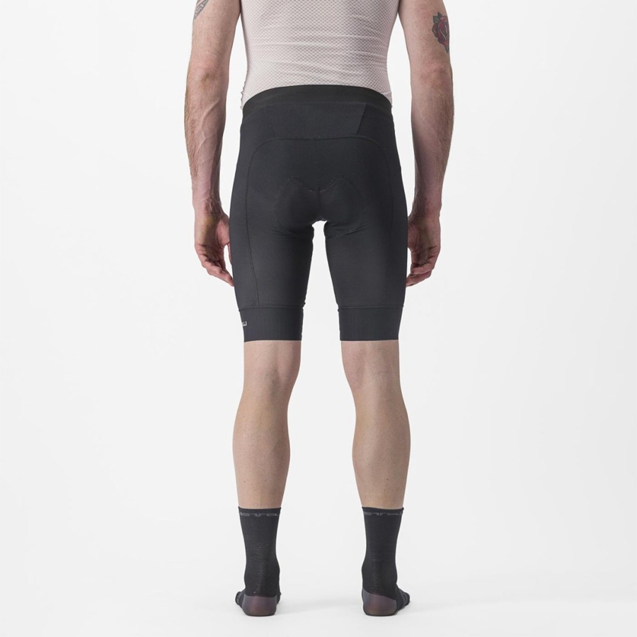 Castelli TRAIL LINER Men Shorts Black | 5804ULSMY