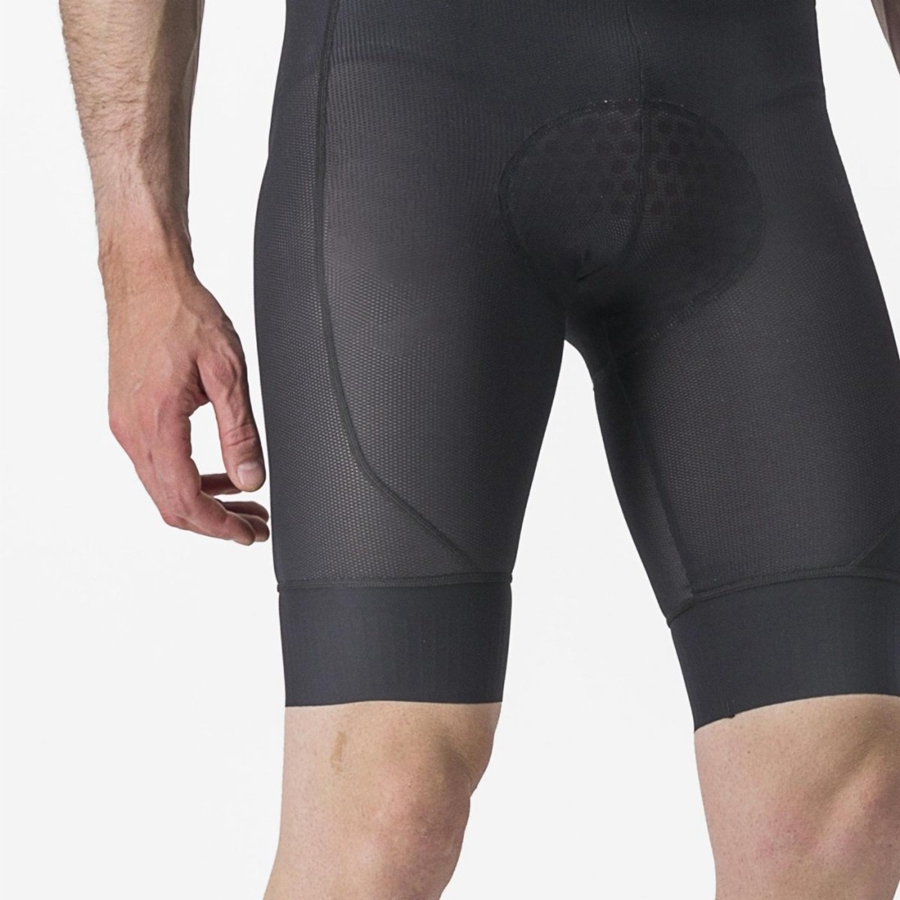 Castelli TRAIL LINER Men Shorts Black | 5804ULSMY