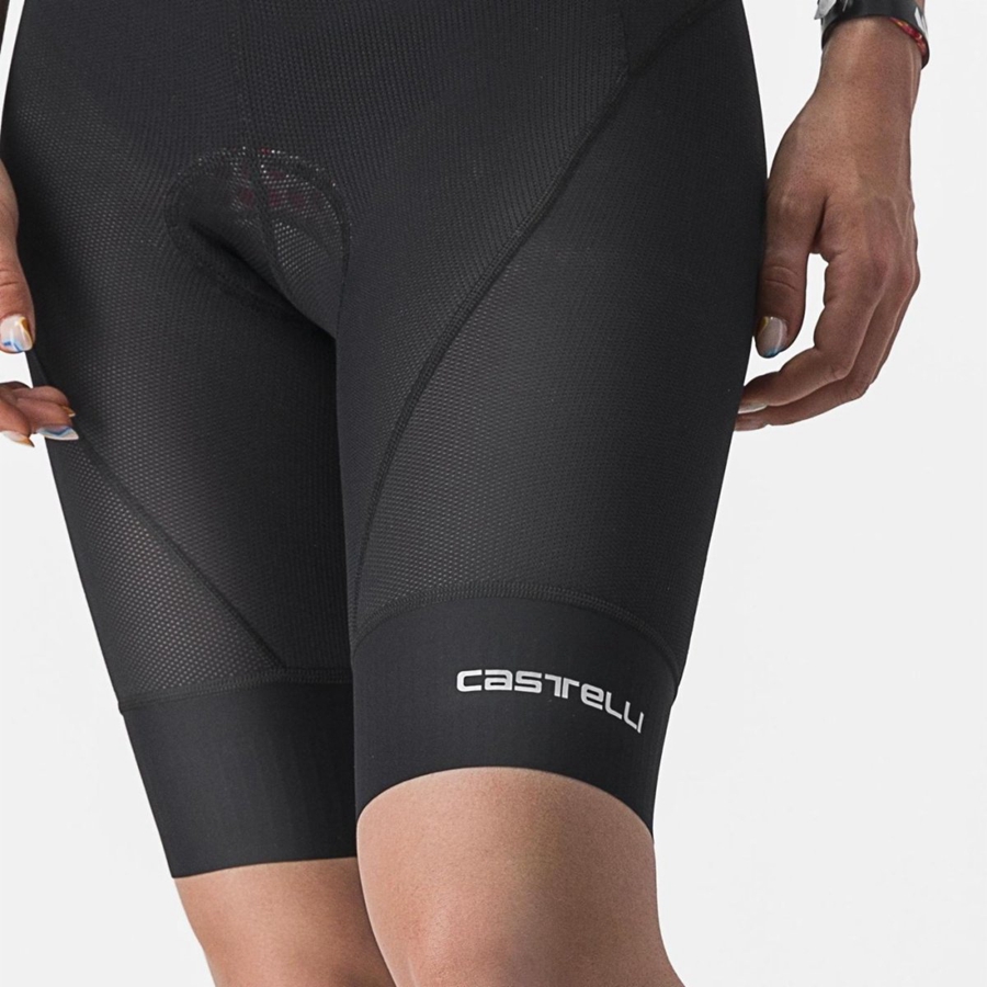 Castelli TRAIL W LINER Women Shorts Black | 6410GMESC