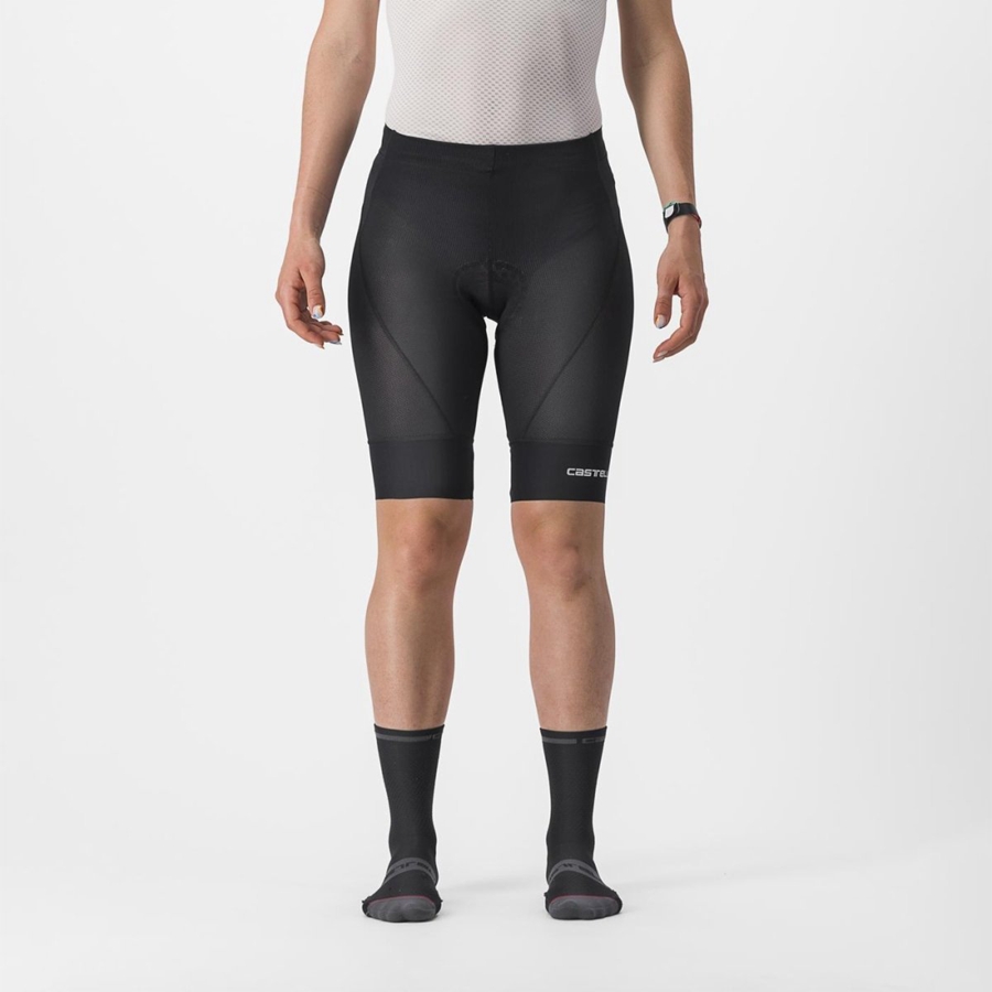 Castelli TRAIL W LINER Women Shorts Black | 6410GMESC