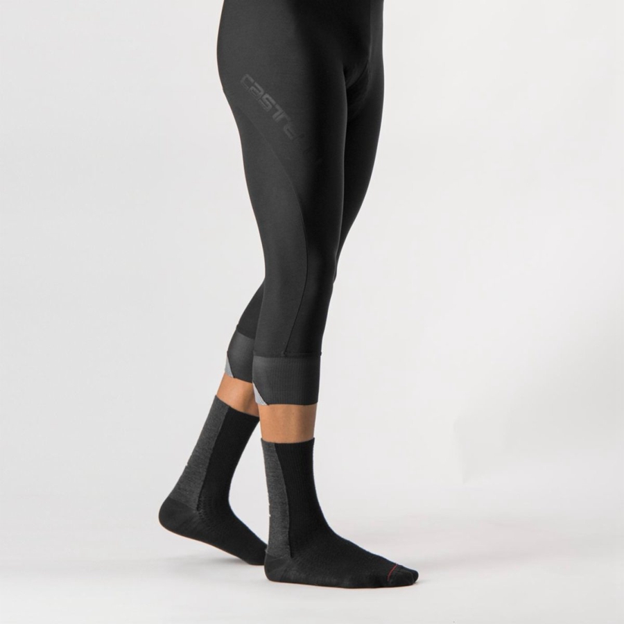 Castelli TUTTO NANO BIB KNICKER Men Leggings Black | 5807EUBQA