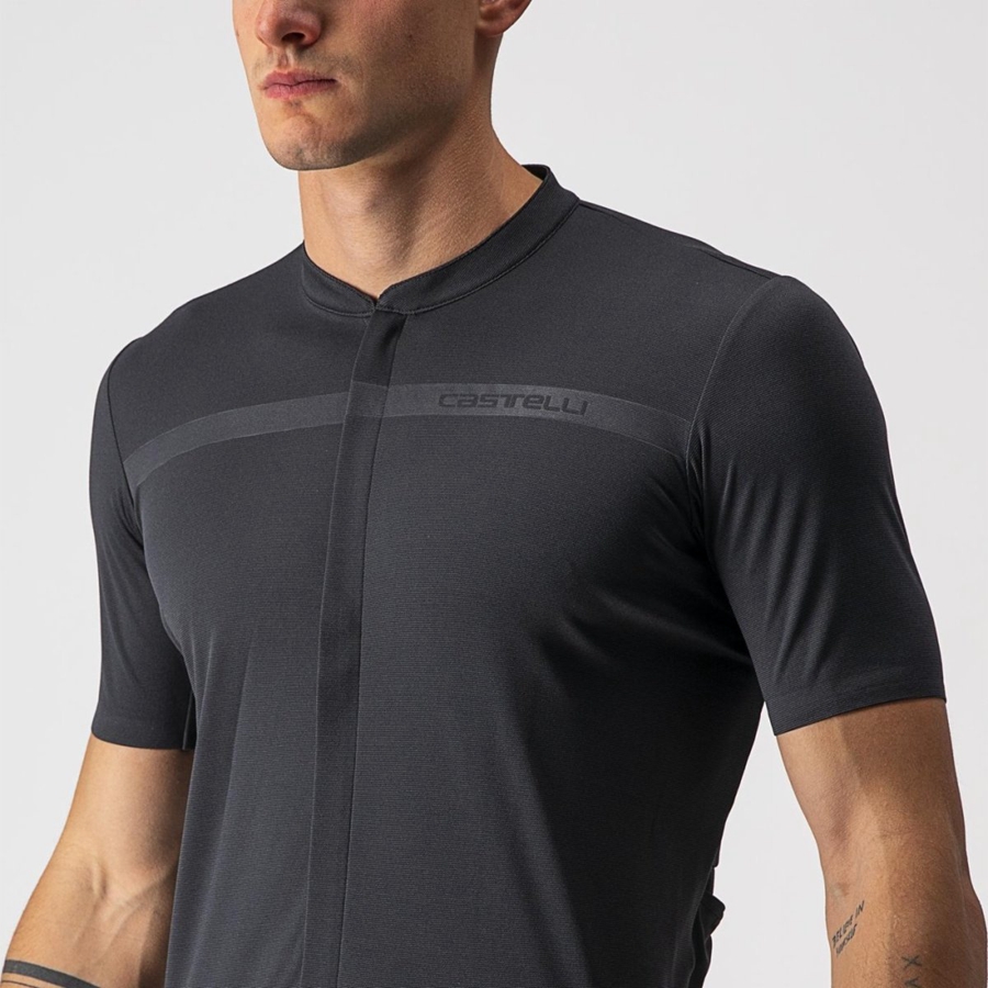 Castelli UNLIMITED ALLROAD Men Jersey Dark Grey | 2579TNRKO