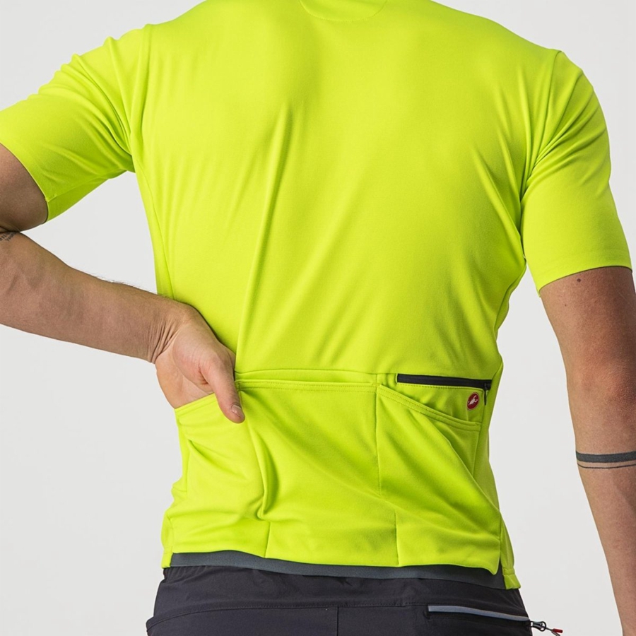 Castelli UNLIMITED ALLROAD Men Jersey Light Green | 9368LGOPB