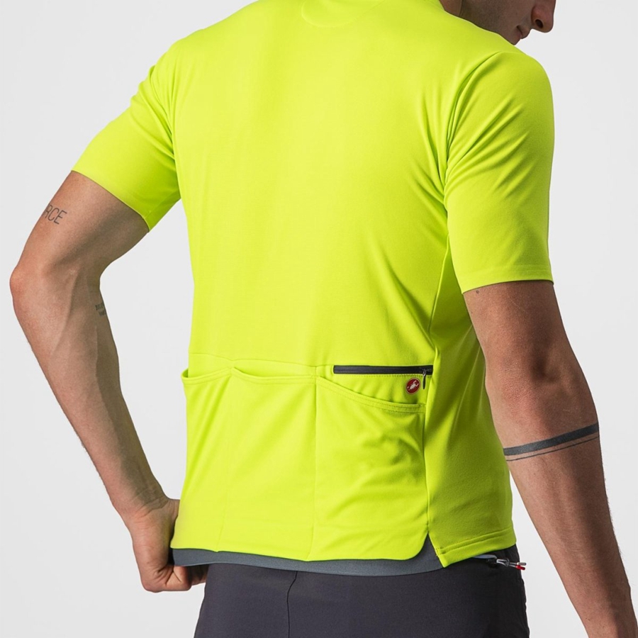 Castelli UNLIMITED ALLROAD Men Jersey Light Green | 9368LGOPB