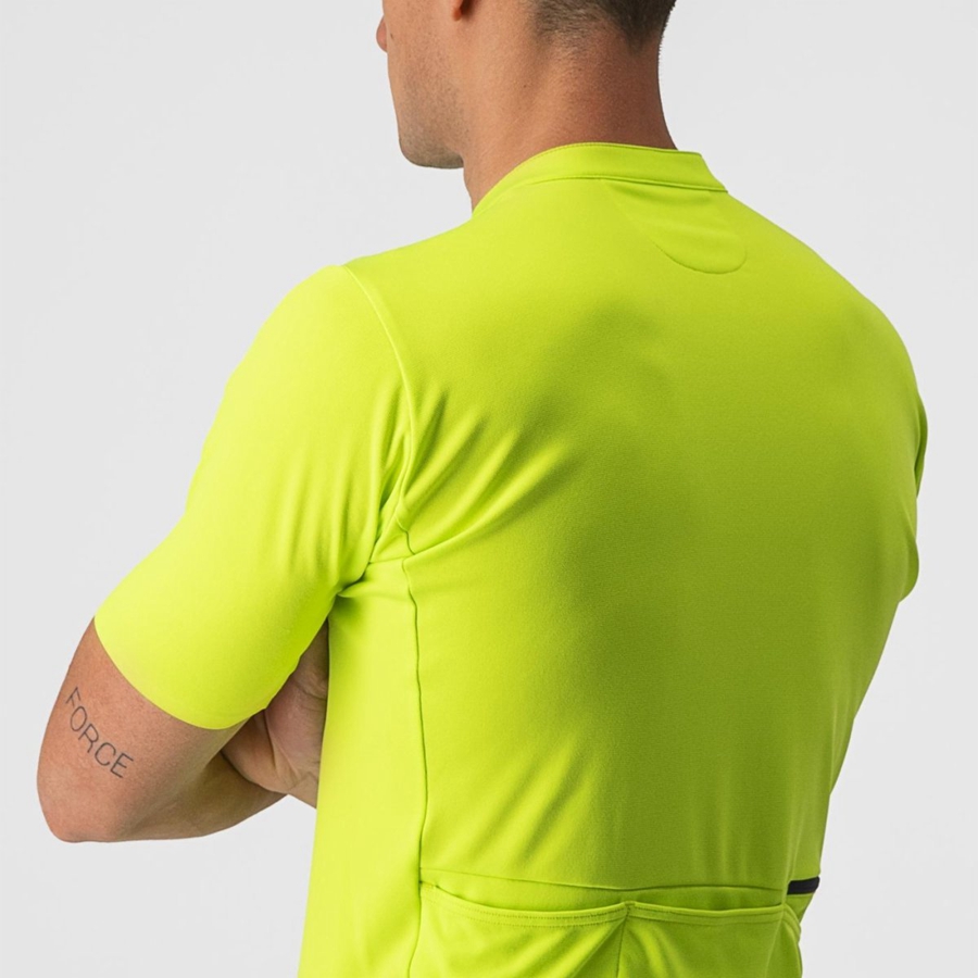 Castelli UNLIMITED ALLROAD Men Jersey Light Green | 9368LGOPB