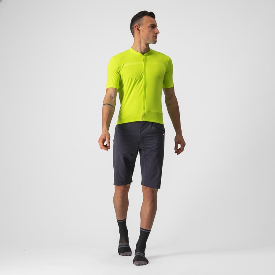 Castelli UNLIMITED ALLROAD Men Jersey Light Green | 9368LGOPB