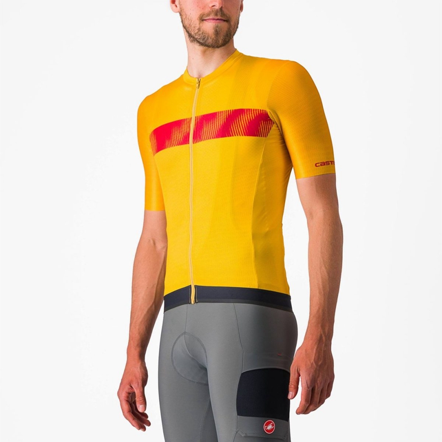 Castelli UNLIMITED ENDURANCE Men Jersey Red | 7835PFTVD