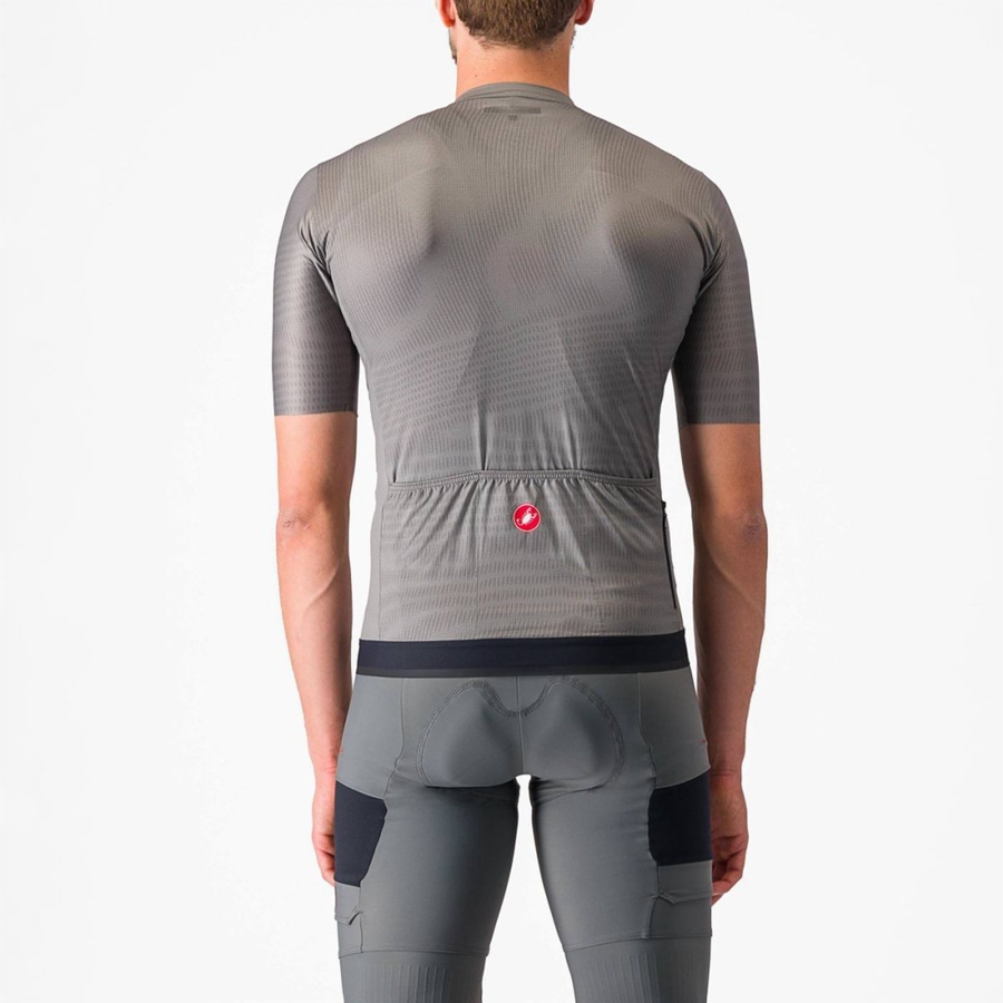 Castelli UNLIMITED ENDURANCE Men Jersey Grey | 2498YQJGN