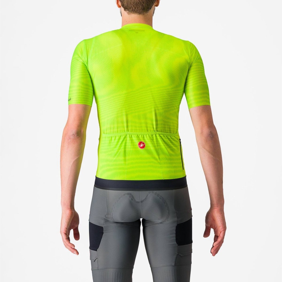 Castelli UNLIMITED ENDURANCE Men Jersey Light Green / Dark Grey | 8916GLXTN