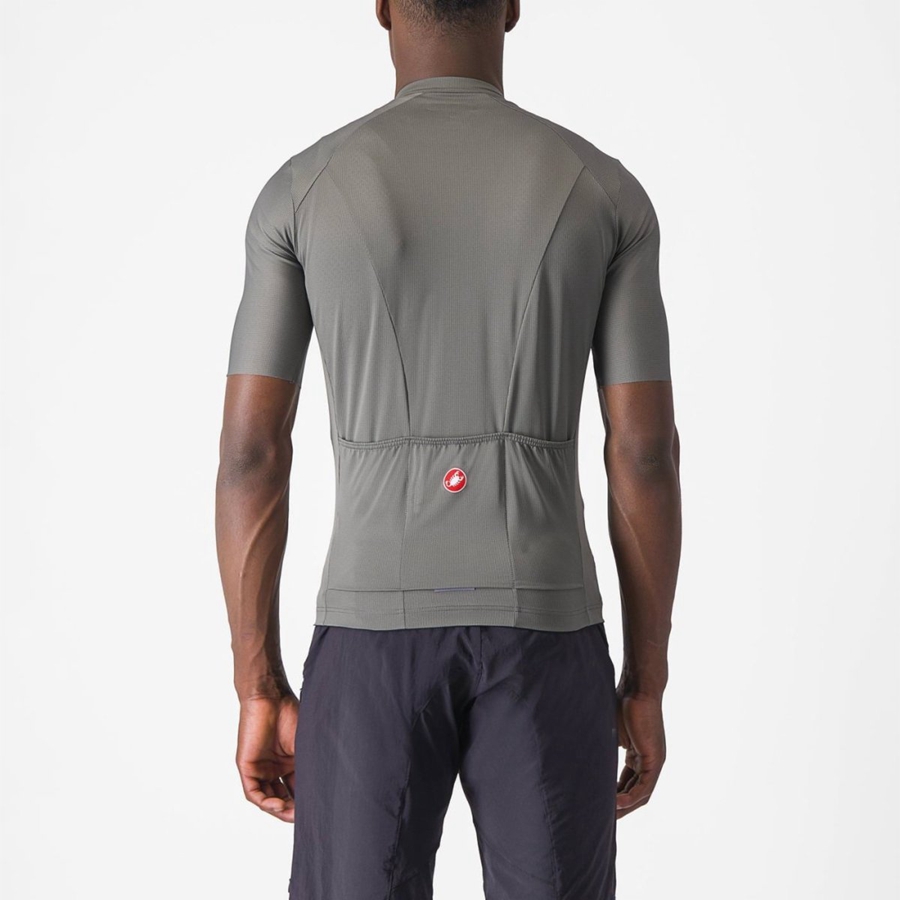 Castelli UNLIMITED ENTRATA 2 Men Jersey Grey | 3180BHQKF