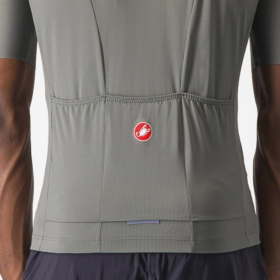 Castelli UNLIMITED ENTRATA 2 Men Jersey Grey | 3180BHQKF