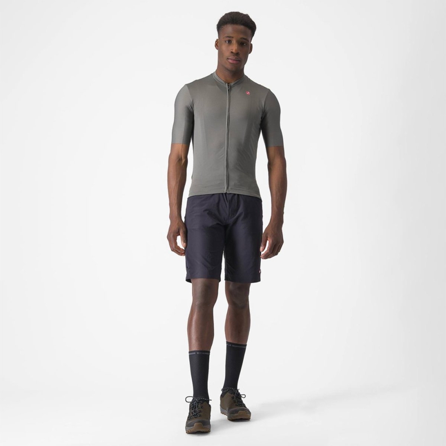 Castelli UNLIMITED ENTRATA 2 Men Jersey Grey | 3180BHQKF