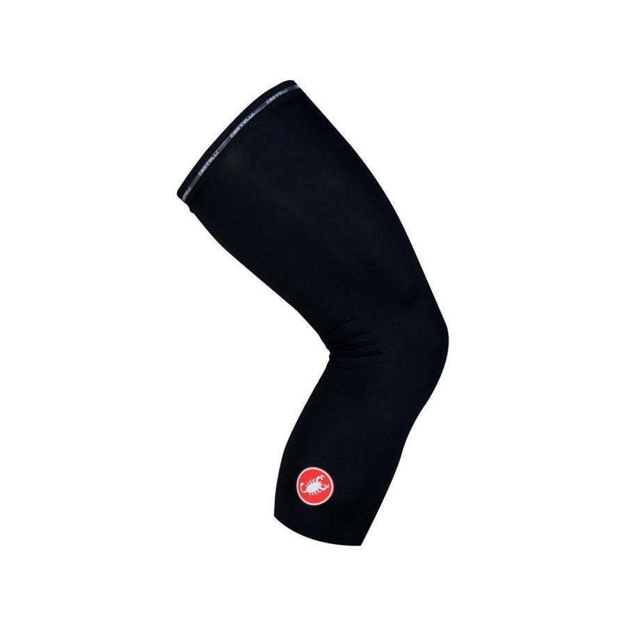 Castelli UPF 50+ LIGHT KNEE SLEEVES Men Leg Warmer Black | 9046JNSOV