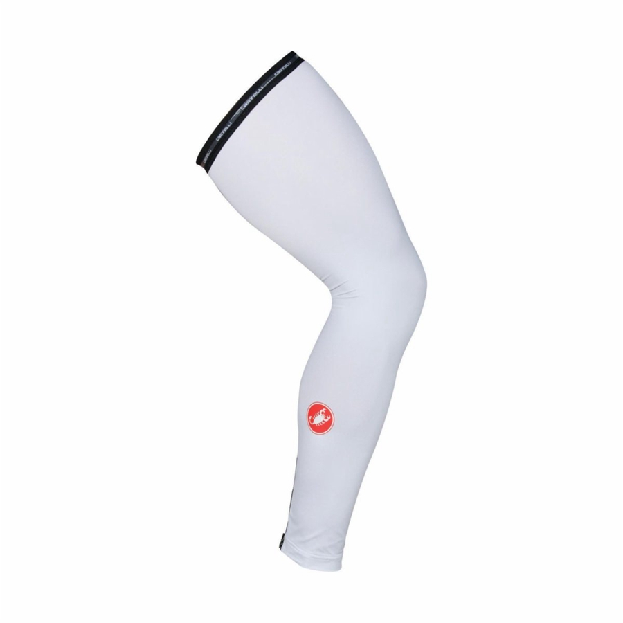 Castelli UPF 50 + LIGHT LEG SLEEVES Women Leg Warmer White | 7032OLQXZ